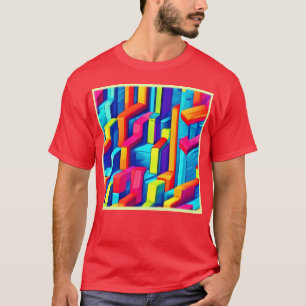 Geometrische Abstrakte Harmonie T-Shirt