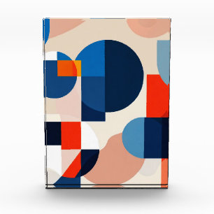 Geometrische Abstrakte Kunst des skandinavischen M Fotoblock