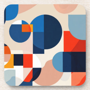 Geometrische Abstrakte Kunst des skandinavischen M Getränkeuntersetzer