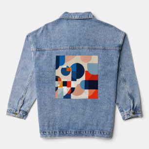 Geometrische Abstrakte Kunst des skandinavischen M Jeansjacke