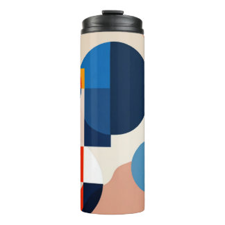 Geometrische Abstrakte Kunst des skandinavischen M Thermosbecher