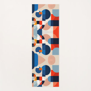Geometrische Abstrakte Kunst des skandinavischen M Yogamatte