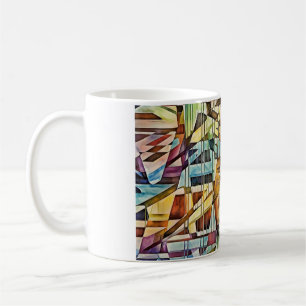 Geometrische Abstrakte Kunst Kaffeetasse