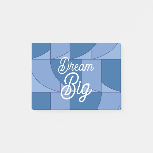 Geometrische Abstrakte Kunst Post-it Klebezettel (Vorderseite)