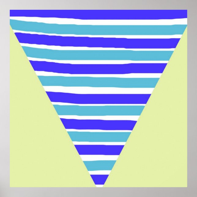 geometrische abstrakte Kunst Poster (Vorne)