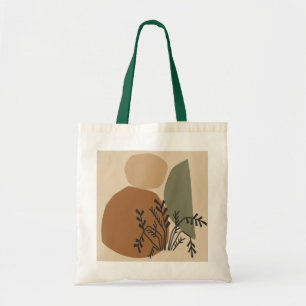 Geometrische,abstrakte,minimale,moderne,pastellfar Tragetasche