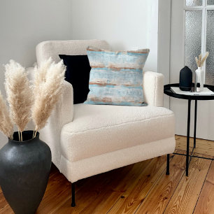 Geometrische Abstrakte Streifen Muster Wasserfarbe Kissen