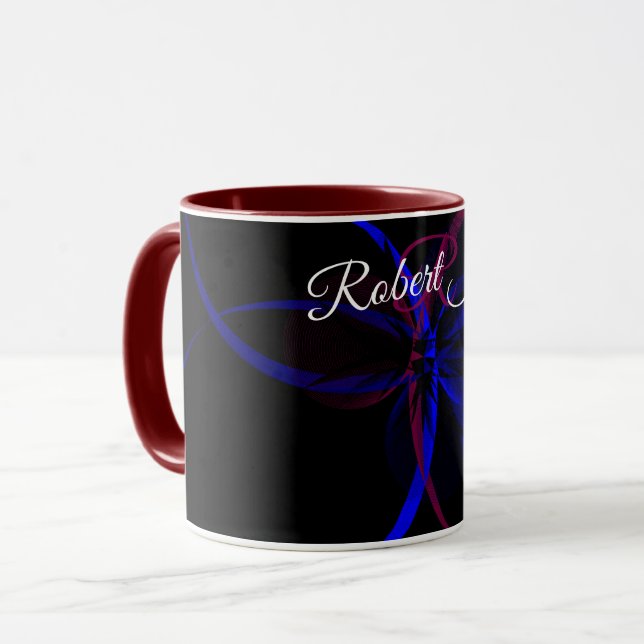 Geometrische Abstraktion Kaffeetasse (Vorderseite Links)