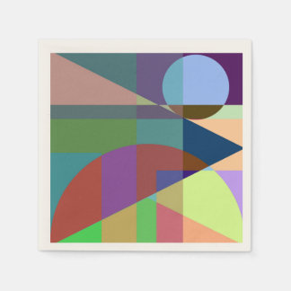 Geometrische Abstraktion Serviette