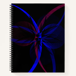 Geometrische Abstraktion Spiralblock Notizbuch