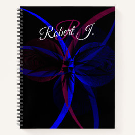Geometrische Abstraktion Spiralblock Notizbuch