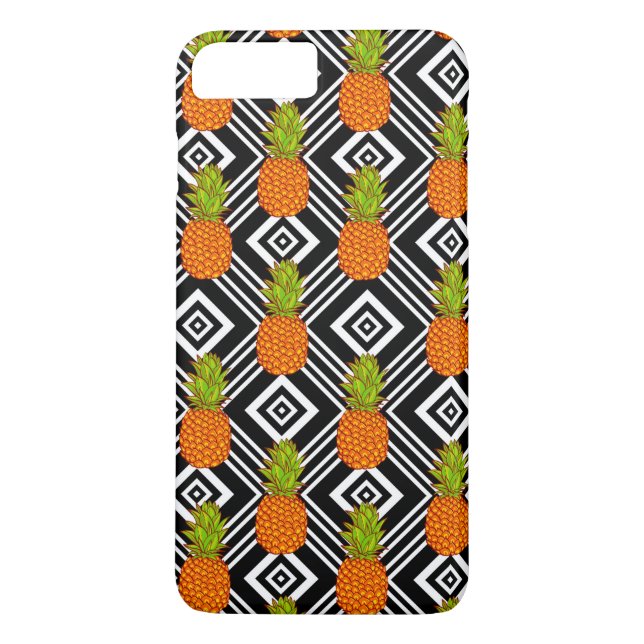 Geometrische Ananas Case-Mate iPhone Hülle (Rückseite)