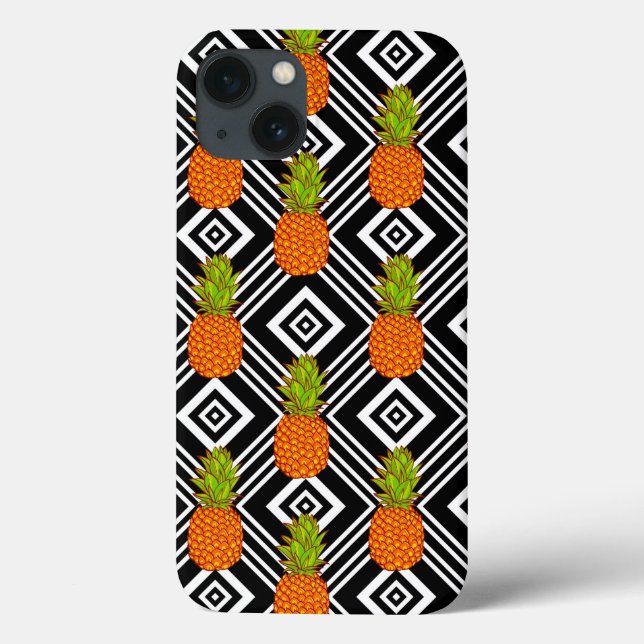 Geometrische Ananas Case-Mate iPhone Hülle (Rückseite)