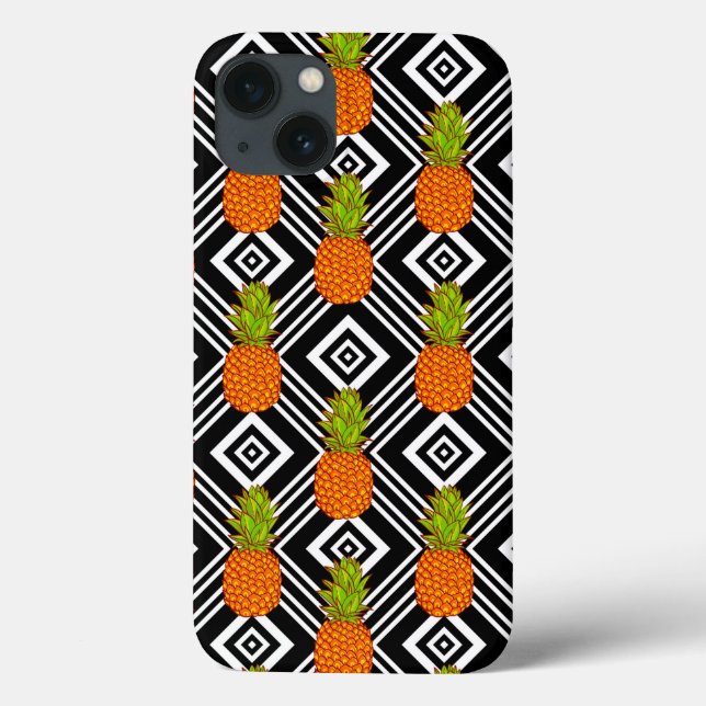 Geometrische Ananas Case-Mate iPhone Hülle (Rückseite)