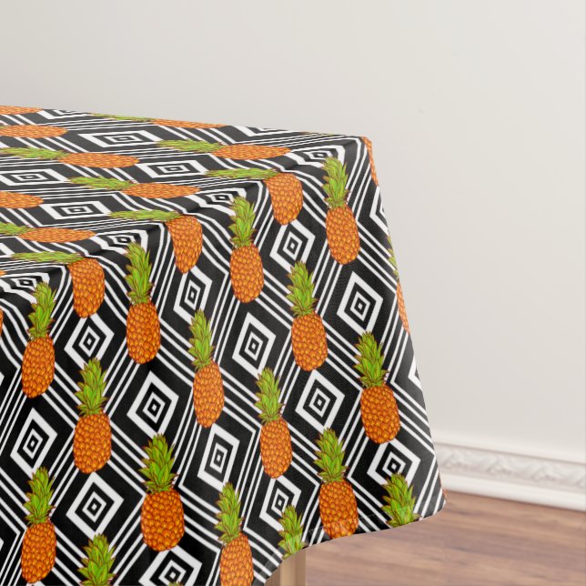 Geometrische Ananas Tischdecke (Beispiel)