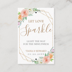 Geometrische Aquarellfarben-Blume Visitenkarte