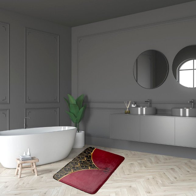 Geometrische Art Deco Badematte (Von Creator hochgeladen)