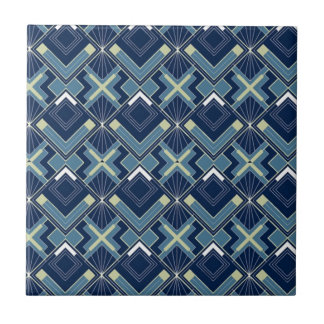 Geometrische Art Deco Fliese