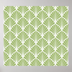 Geometrische Art Deco, nahtloses Muster Poster