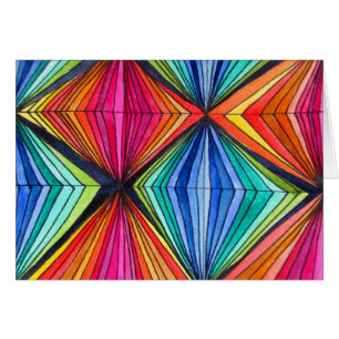 Geometrische Art des Regenbogens