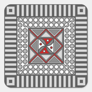Geometrische Aufkleber