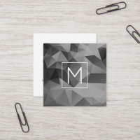 Geometrische Augengläser Monogram INITIAL Gray Mod