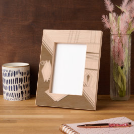 "Geometrische Ausdrücke" 5 x 7 Lasergravur Geätzte Rahmen