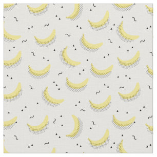 Geometrische Bananen Stoff