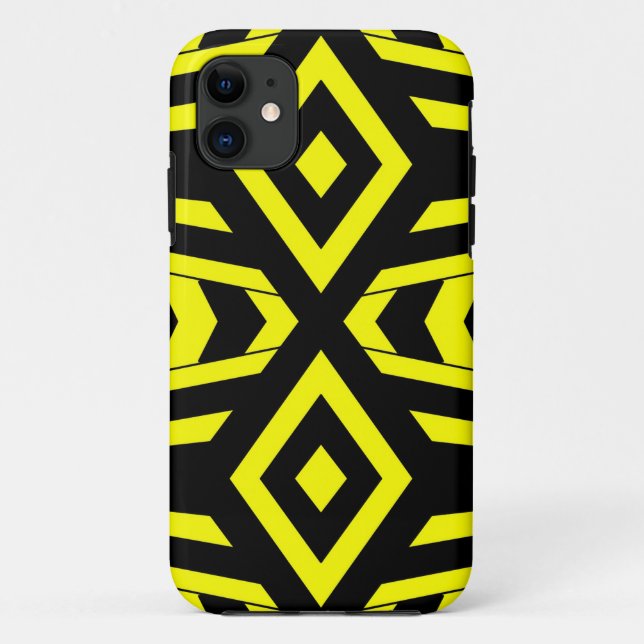 Geometrische Biene Case-Mate iPhone Hülle (Rückseite)