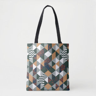Geometrische Blätter aus Palmen, trendy Muster