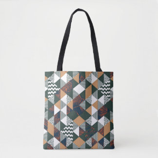 Geometrische Blätter aus Palmen, trendy Muster