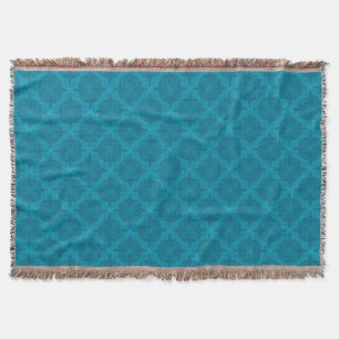Geometrische blaue Art Deco Decke