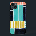 Geometrische Blöcke iPhone 13 Hülle<br><div class="desc">Geometrische Blöcke. Künstler: Anmut Popp. Bild Identifikation: 150774FN.</div>