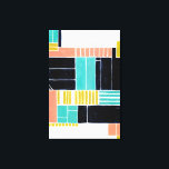 Geometrische Blöcke Leinwanddruck<br><div class="desc">Geometrische Blöcke. Künstler: Grace Popp. Bild-ID: 150774FN.</div>