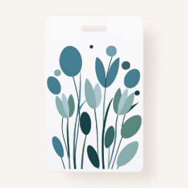 Geometrische Blume Ausweis