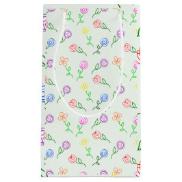 Geometrische Blume Kleine Geschenktüte