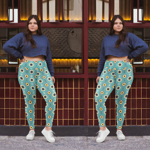 geometrische Blume Leggings