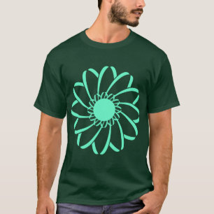 Geometrische Blume T-Shirt