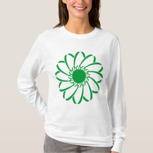 Geometrische Blume T-Shirt