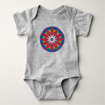 Geometrische Blumen-Piñata-Mandala