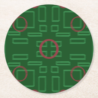 Geometrische Boxen zum Untersetzer von Grünbuch