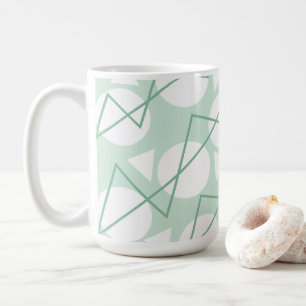 Geometrische Chevron-Streifen Kaffeetasse