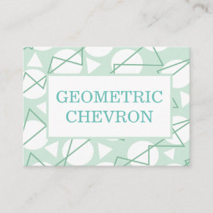 Geometrische Chevron-Streifen Visitenkarte
