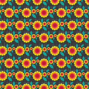Geometrische Chrysanthemen Schürze
