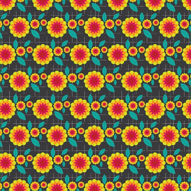 Geometrische Chrysanthemen Schürze (Von Creator hochgeladen)