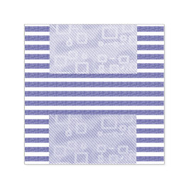 Geometrische coole Streifen Permastempel