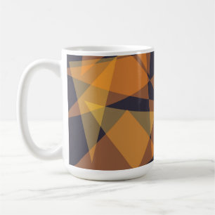 Geometrische, coole, trendige, moderne, einfache D Kaffeetasse