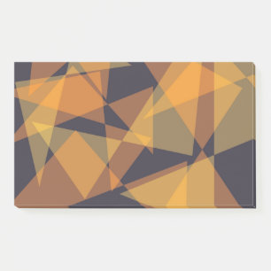Geometrische, coole, trendige, moderne, einfache D Post-it Klebezettel