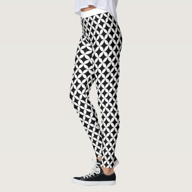 Geometrische Diamanten Leggings (Links)