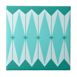 Geometrische Diamanten & Sternenexplosionen Kerami Fliese